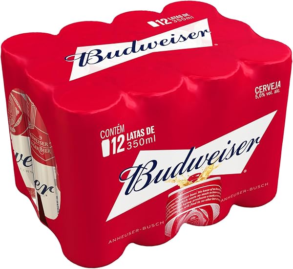 Pack Cerveja Budweiser American Lager Sleek